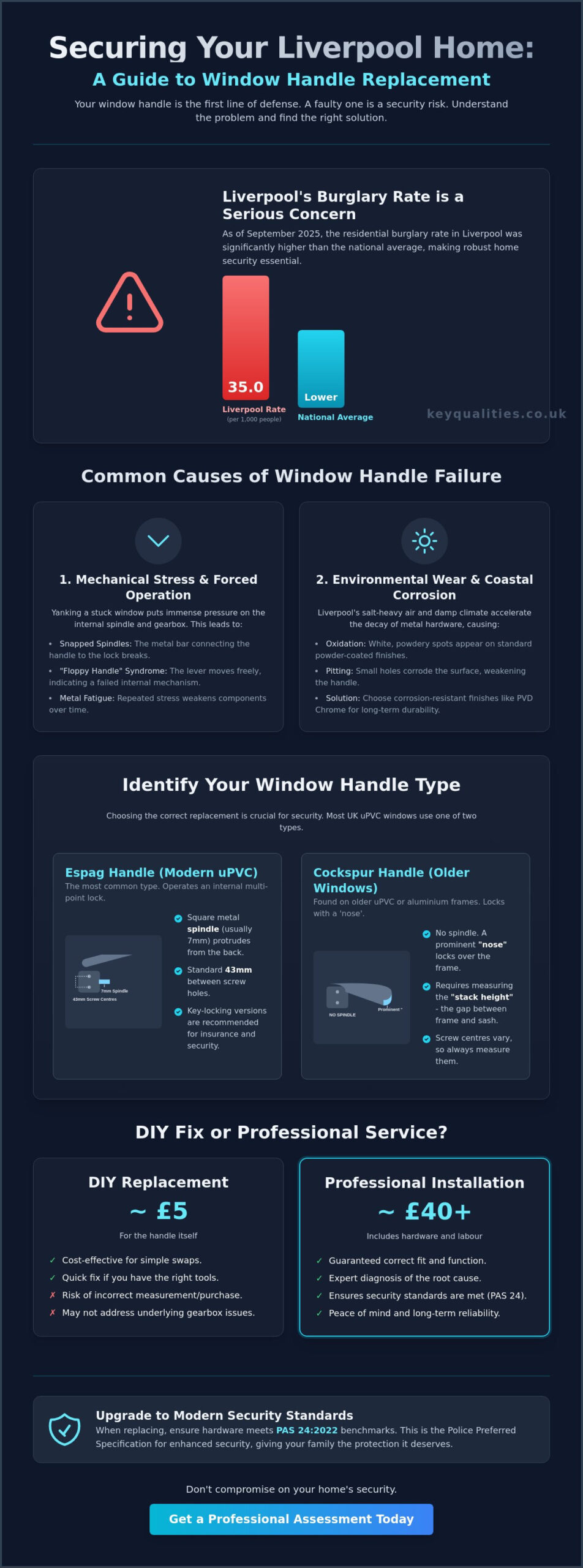 How to Replace Window Handles in Liverpool: A 2026 Security & Maintenance Guide
