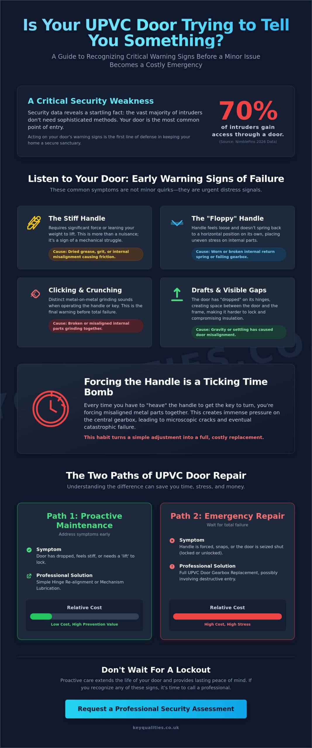 When to Call a Locksmith for Your UPVC Door: A Homeowner’s Guide (2026)