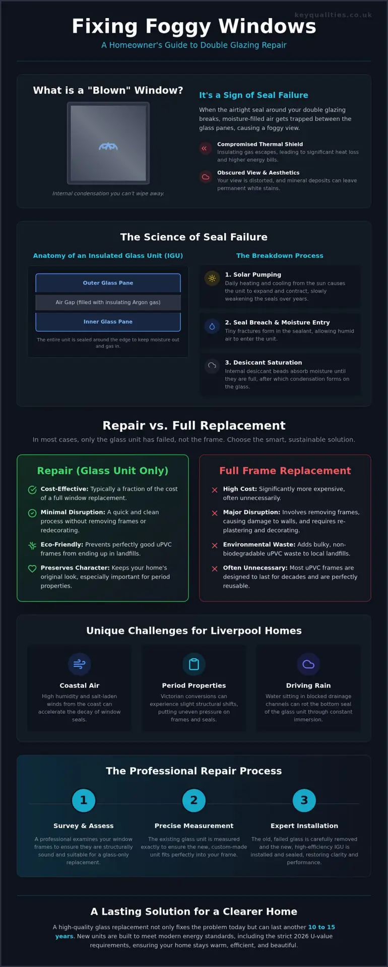 Failed Double Glazing Repair Liverpool: The 2026 Guide to Misty Windows
